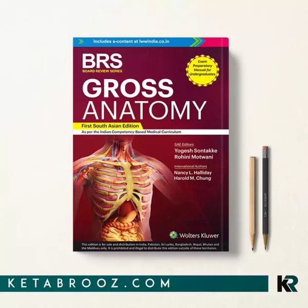 کتاب BRS Gross Anatomy, 1st South Asian 2023 اثر Yogesh Sontakke زبان اصلی