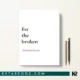 کتاب For The Broken اثر Shenaia Lucas زبان اصلی