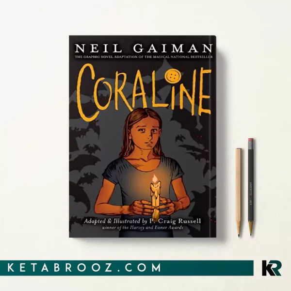 کتاب Coraline Graphic Novel اثر Neil Gaiman زبان اصلی